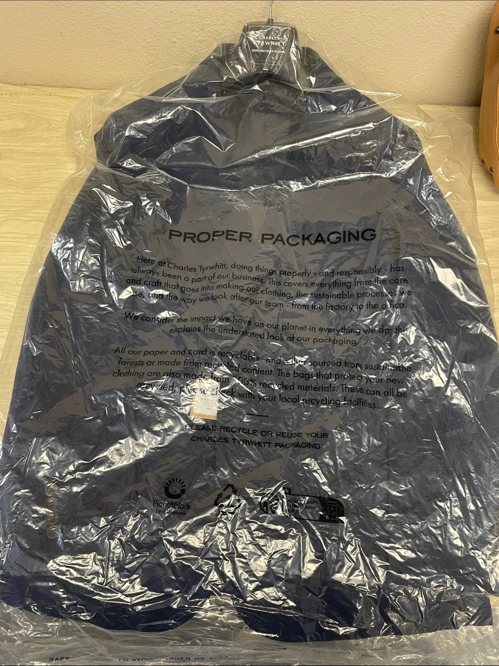 Charles Tyrwhitt nwt smoke